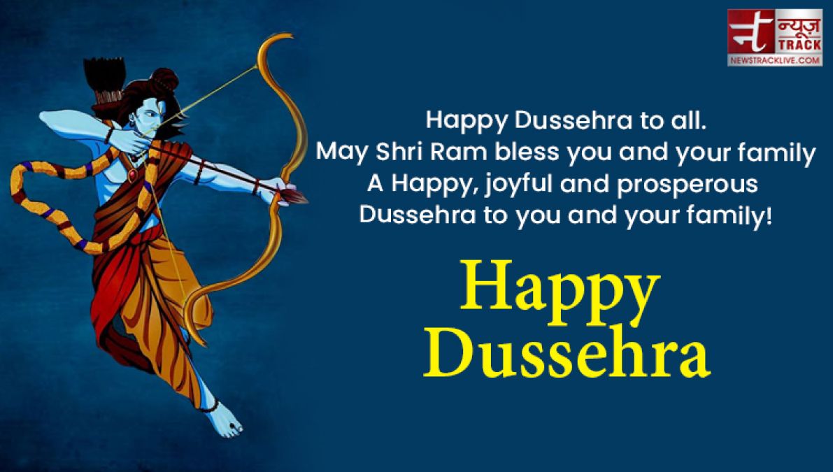 Enjoy the victory of Truth over Evil.- Happy Dussehra