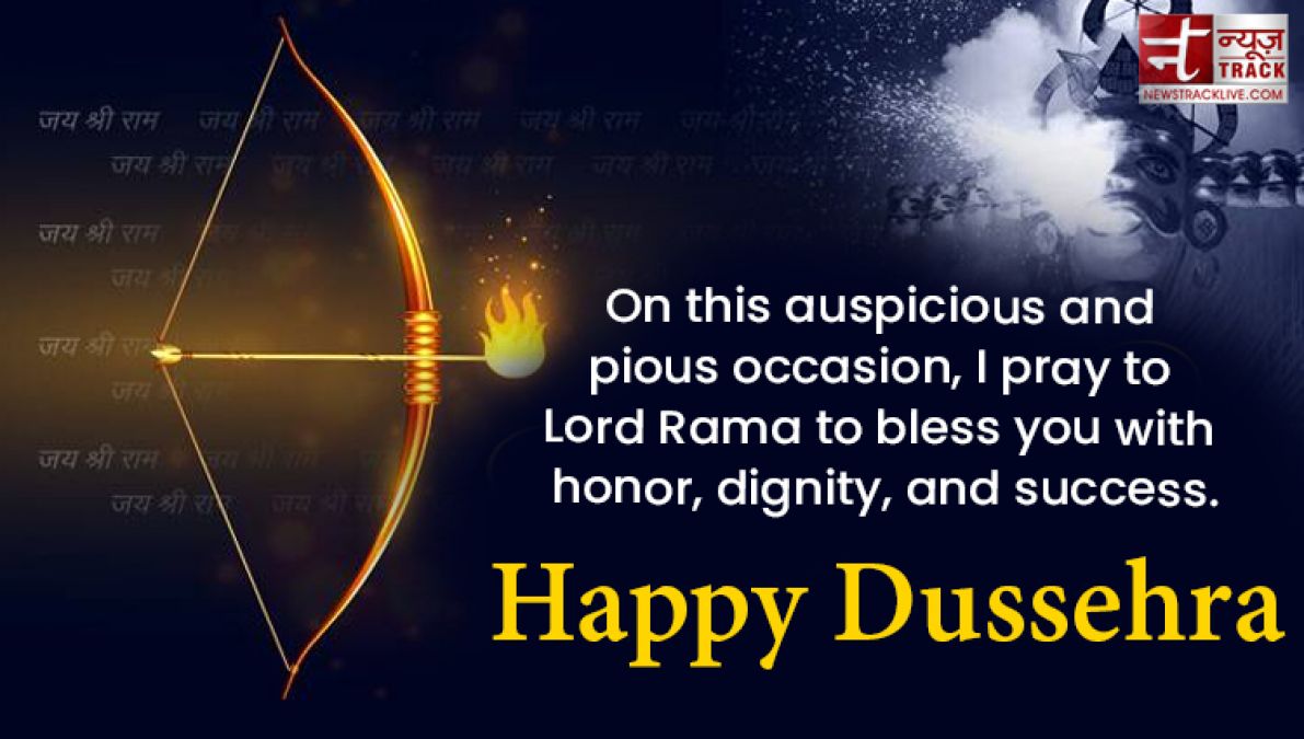 Enjoy the victory of Truth over Evil.- Happy Dussehra