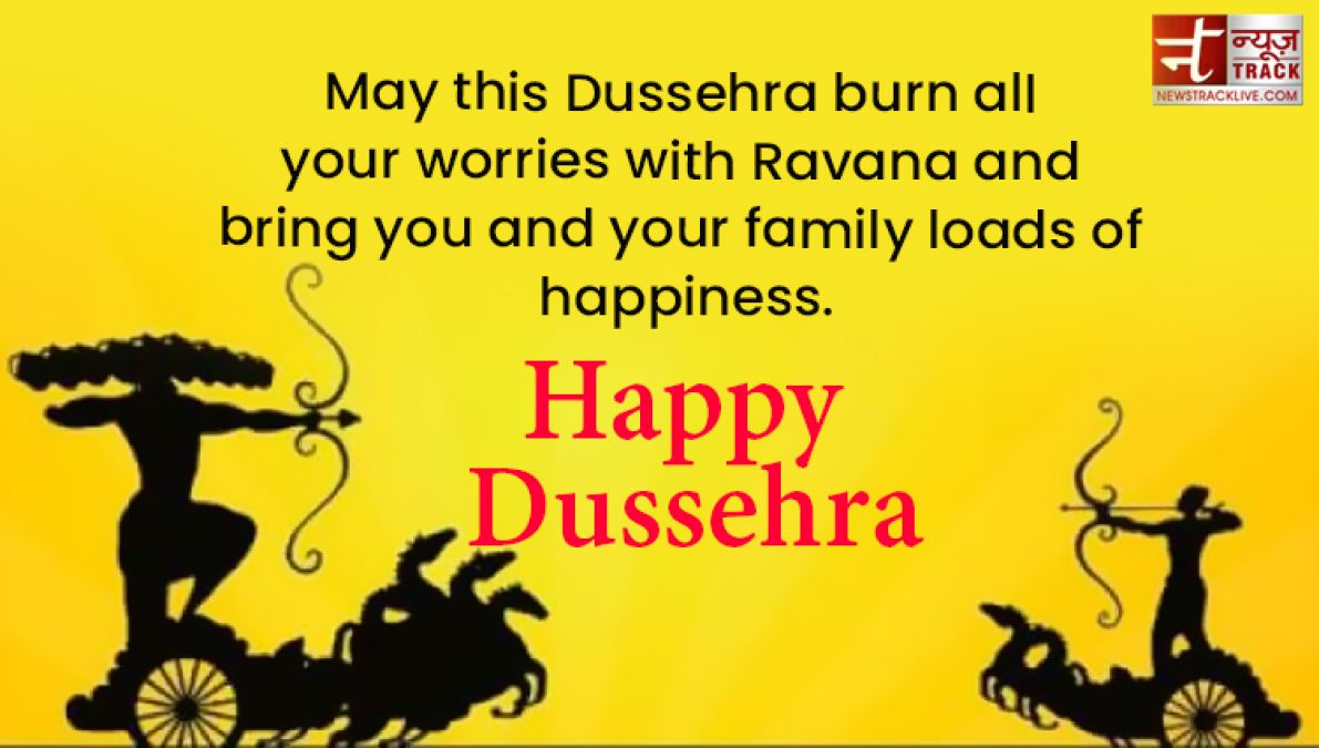 Enjoy the victory of Truth over Evil.- Happy Dussehra