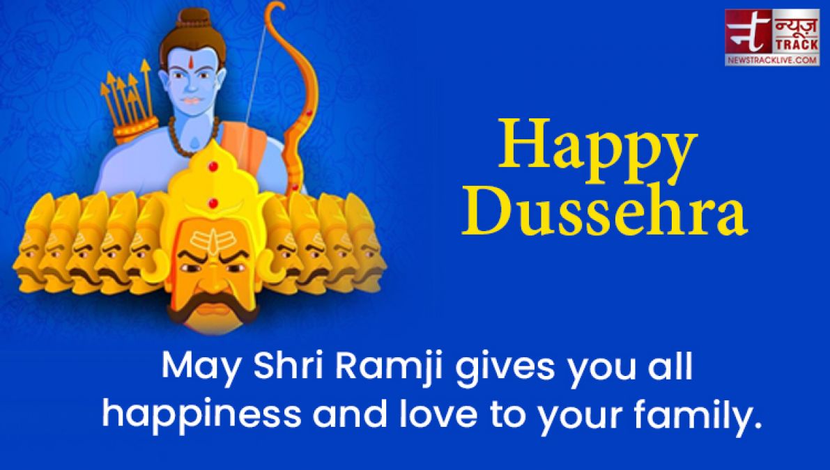 Enjoy the victory of Truth over Evil.- Happy Dussehra