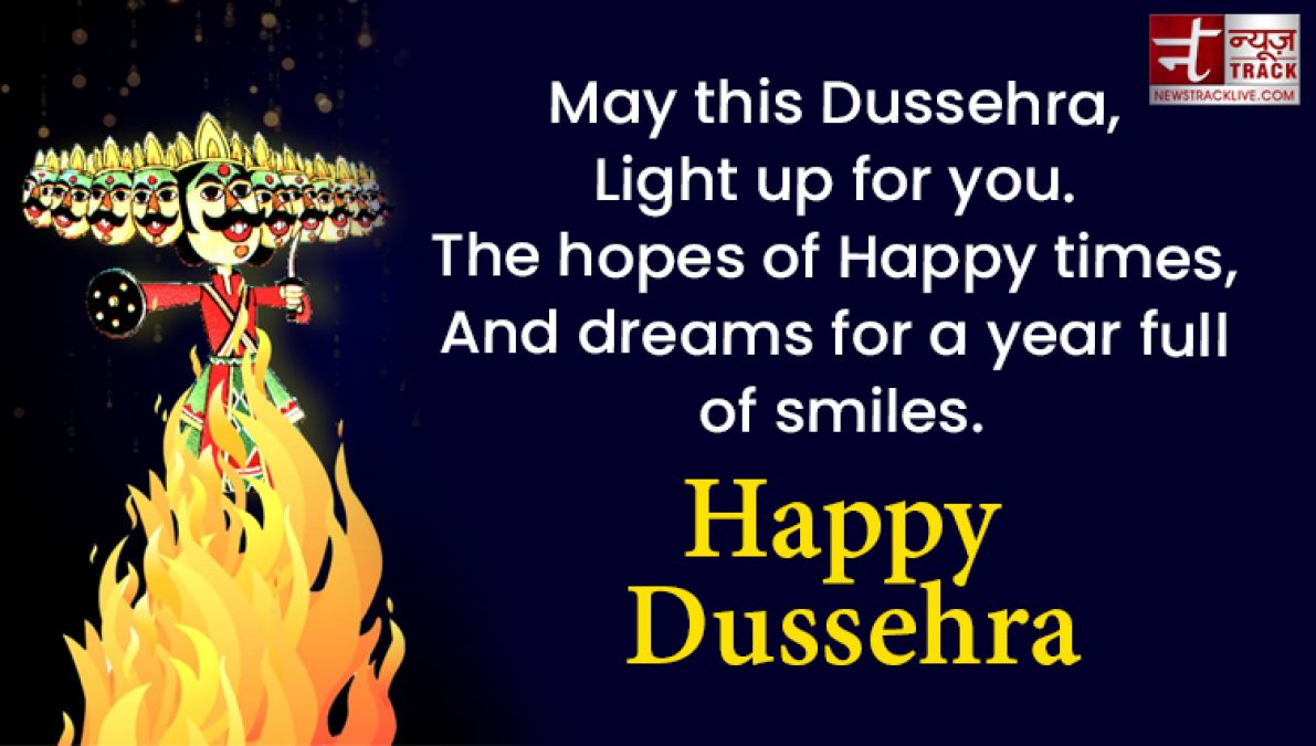 Enjoy the victory of Truth over Evil.- Happy Dussehra