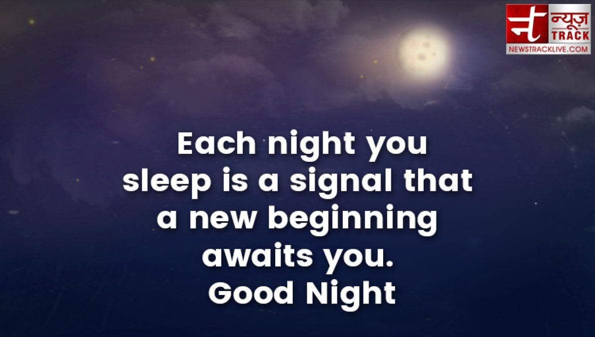 Beautiful and sweet good night messages with wallpaper