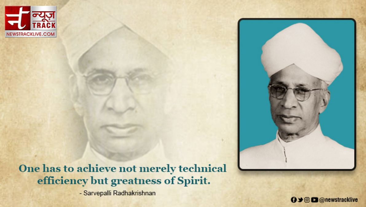 Thoughts of Dr. Sarvepalli Radhakrishnan