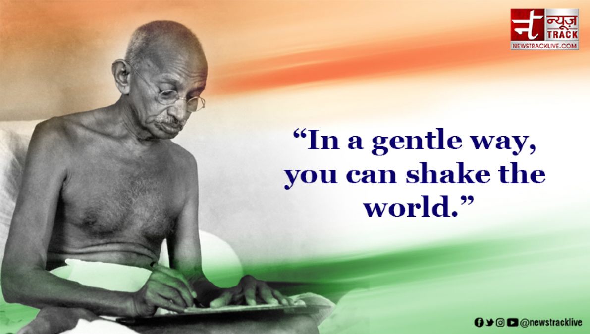 Thoughts of Gandhiji, who followed the path of truth and non-violence