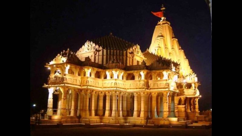 Somnath Temple To Shine With Gold Plated Pillars News Track Live Newstrack English 1