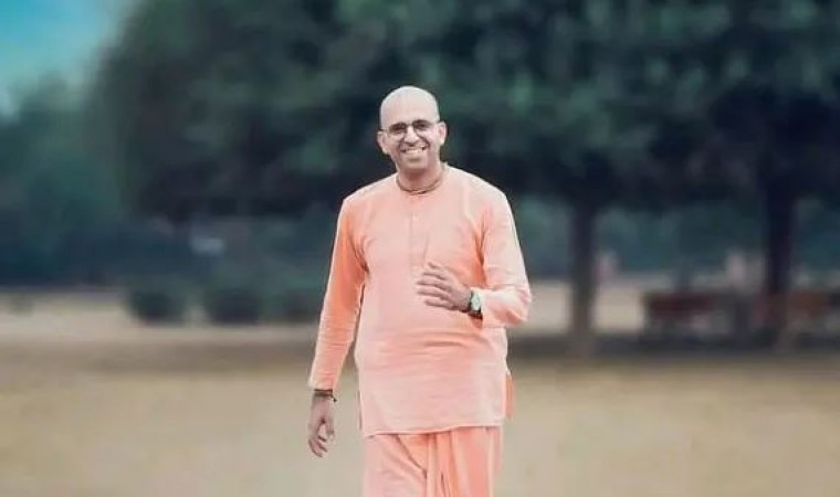 Who is Amogh Lila Das, a monk turned engineer, and why has Iskcon forbidden him?
