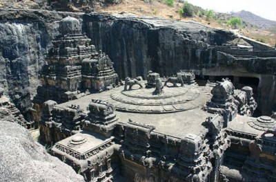 The Enigmatic Kailasa Temple: Carved from a Single Rock in Ellora, India