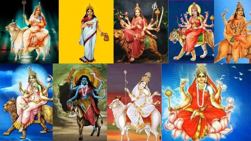 The nine forms of Shakti