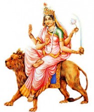 Please Goddess Katyayani with this Aarti
