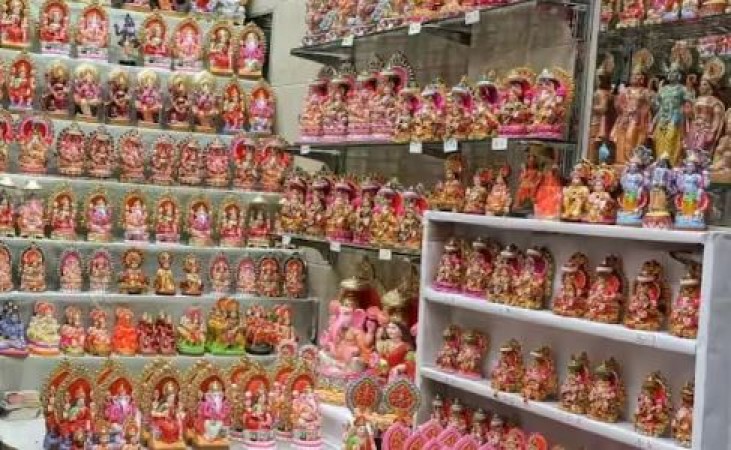 Fancy idols of Lakshmi-Ganesh are available in these markets of Delhi, buy for Rs 10