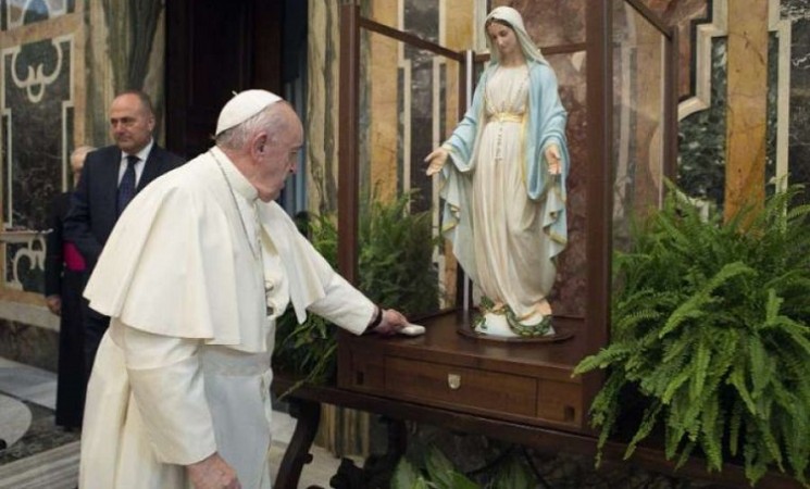 Pope Francis Emphasizes St. Mother Mary as the First Apostolic Disciple