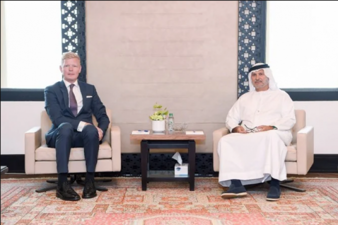 UN Special Envoy for Yemen is received by UAE president's advisor