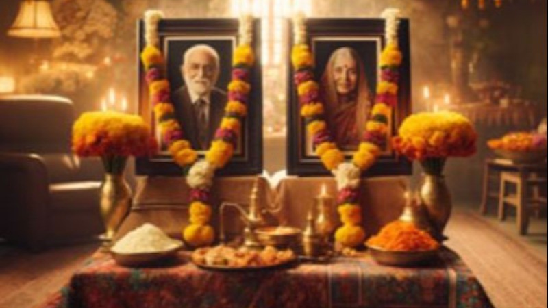 Is It Right or Wrong to Keep Pictures of Deceased Parents in a Home Temple?