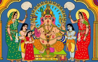 The Divine Family of Lord Ganesha: His Wife and Children