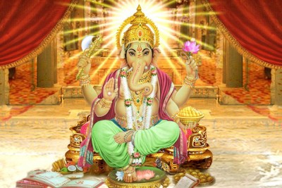 How and where was Lord Ganesha born?