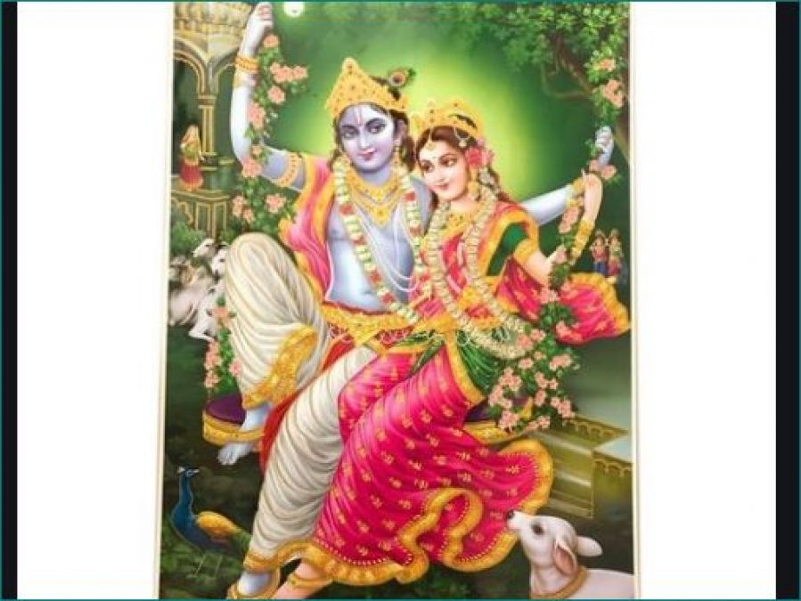 Why did Lord Krishna drink Radha's 'Charnamrit'?