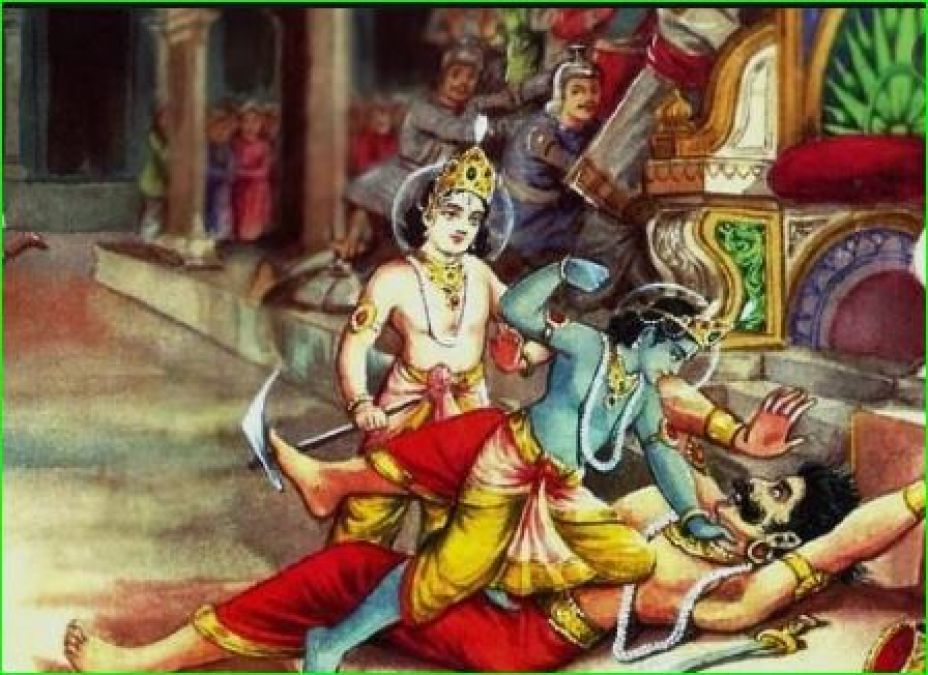 After killing his maternal uncle, Shri Krishna did this work