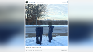 Minnesota प्रदेश में बर्फ में जमी इन पैंट्स का राज़ जानकार हैरान हो जायेंगे आप भी