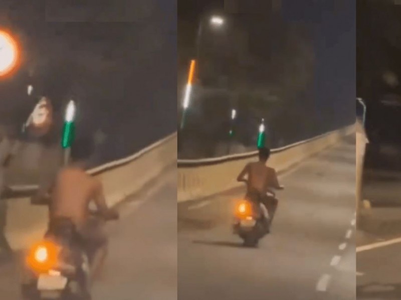 Naked Man Riding Scooter Goes Viral in Nagpur