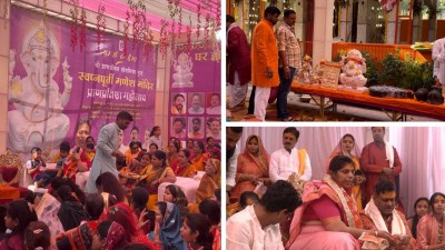 Ghar Ho To Aisa’s Swapna purti Ganesh Temple inauguration Unites Tradition in Vasai