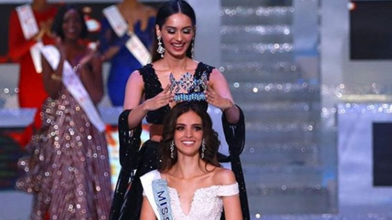 See Pics- Manushi Chhillar places the 'Miss World' crown to her successor Vanessa Ponce de Leon