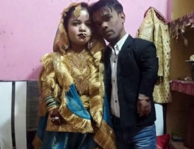 3.4 feet Imraan got married to 3 feet Khusboo, Unique wedding in UP