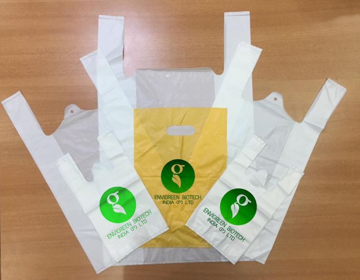 Plastic bags are made of Potato & Tapioca By EnviGreen Company