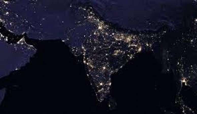 How does India look from space?