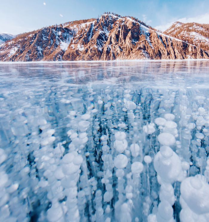 The beauty of 'ice make-up' on the face of Earth, is just amazing!