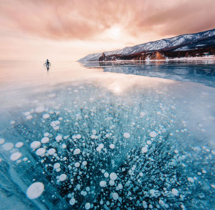 The beauty of 'ice make-up' on the face of Earth, is just amazing!