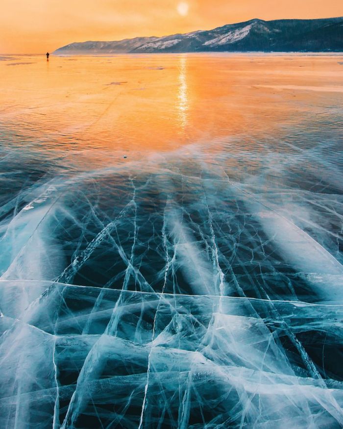 The beauty of 'ice make-up' on the face of Earth, is just amazing!
