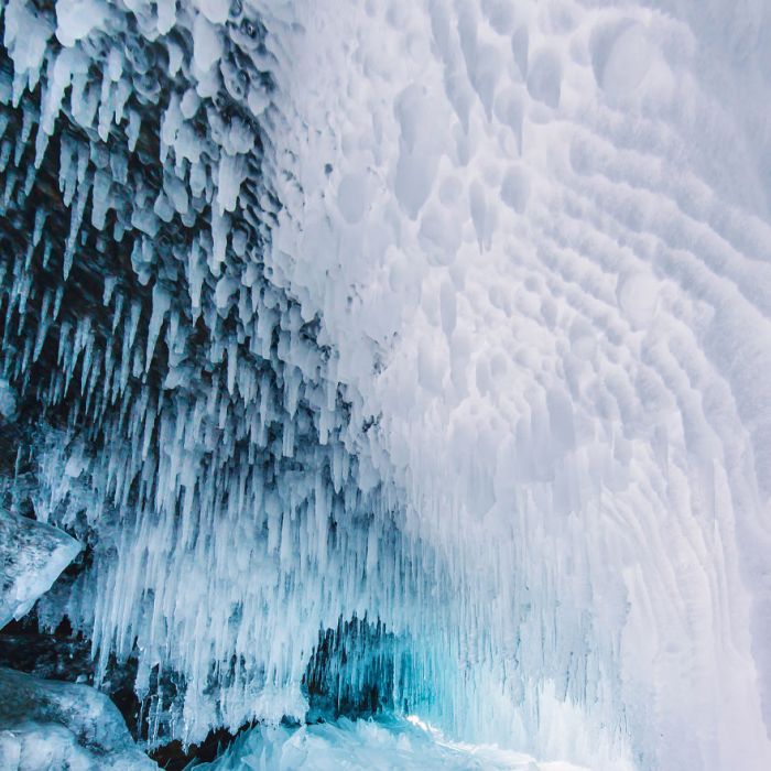 The beauty of 'ice make-up' on the face of Earth, is just amazing!