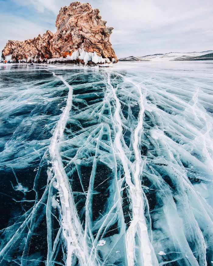 The beauty of 'ice make-up' on the face of Earth, is just amazing!