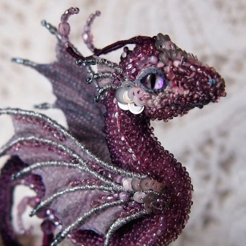 Watch this 'Dragon shaped bead brooch' by Russian artist