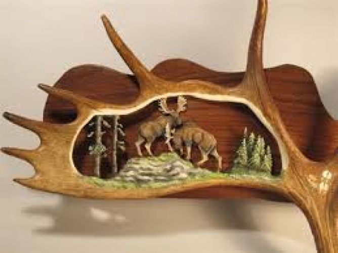 'Carved Antlers' are one of the most famous decoratives for home