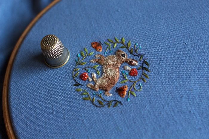 Watch this new embroidery collection by Chloe Giordano