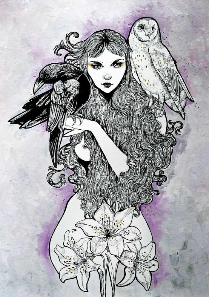 See these, 'fascinating dark fairy tale' tattoos collection