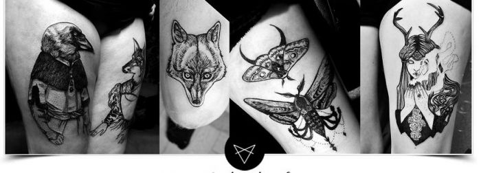 See these, 'fascinating dark fairy tale' tattoos collection