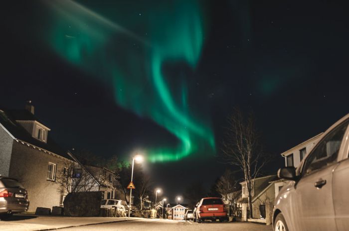 Watch the unbelievable reality of 'northern light flares in Iceland'