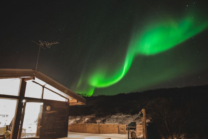 Watch the unbelievable reality of 'northern light flares in Iceland'