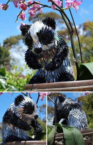 Watch, how this artist used recycled CDs to create the unique decoratives !!