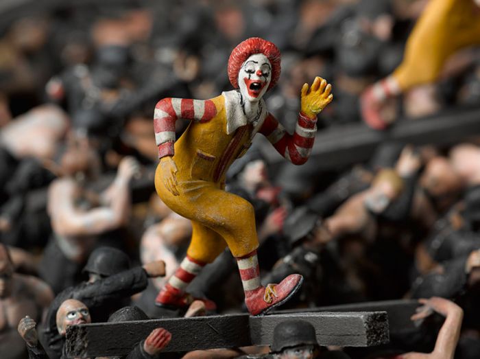 Ever wondered, how McDonald would look if it would be in hell?