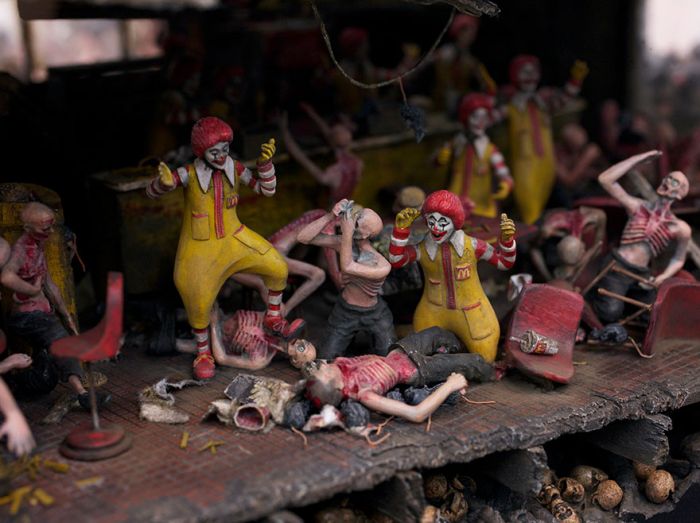 Ever wondered, how McDonald would look if it would be in hell?