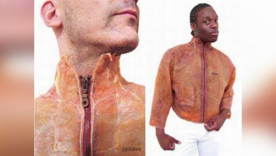 Clothes and accessories manufactured by 'human skin' are in trend at America