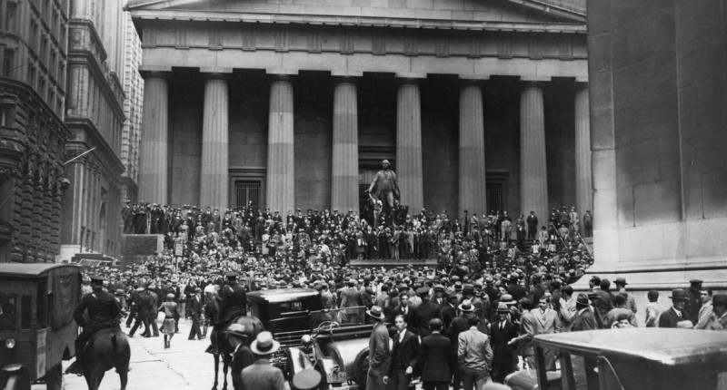 The Wall Street Crash of 1929, Leading to the Great Depression
