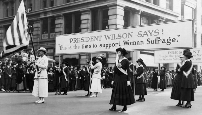 The Women's Suffrage Movement and the Ratification of the 19th Amendment in the United States in 1920