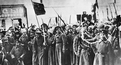 The Bolshevik Revolution in 1917, leading to the establishment of the Soviet Union