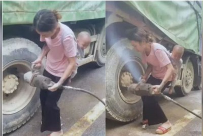 Heartwarming Video Shows Mother's Unwavering Dedication to Her Child