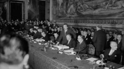 The Signing of the Treaty of Rome in 1957, Creating the European Economic Community (EEC)