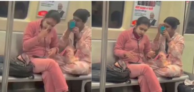 This is Delhi my friend…here girls start doing makeup even inside the metro, see for yourself- VIDEO